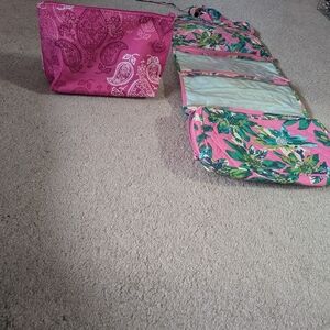 Pink Paisley and Floral Women Bag Set